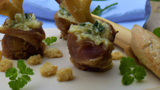 Croustillants de pieds de porc au roquefort Papillon