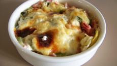 Gratin de courgette au jambon