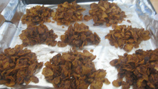 Roses des sables au chocolat maison