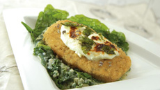 Croustisoy aux épinards et aux fines herbes