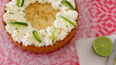 Key lime pie (tarte au citron vert)