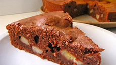 Moelleux chocolat banane maison