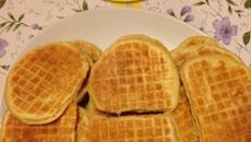 Gaufres à la cassonade  de ma grand-mère