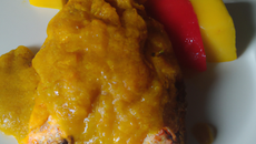 Chapon mariné à la mangue