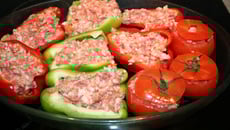 Poivrons farcis à la chair à saucisse