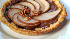 Tartelette de poires au Nutella