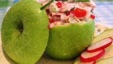 Pomme granny farcie au thon