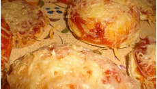 Petites pizzas au ketchup