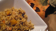 Riz aux épices et Potimarron