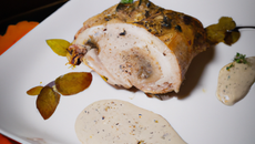 Rôti de porc au boursin 3 poivres