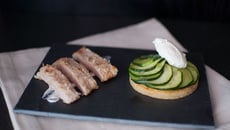 Tarte surprise aux courgettes et fromage frais