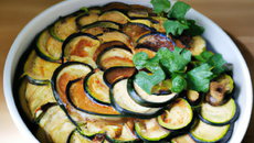 Flans aux courgettes et aubergines