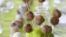 Cakes pops à la Fourme d'Ambert