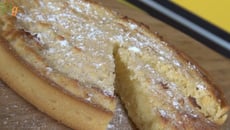 Tarte vanillée à la noix de coco et crème fraîche