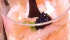 Verrine scandinave de saumon fumé