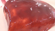 Bavarois à la fraise