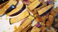 Frites d'aubergines pont neuf