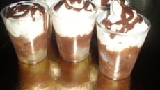 Verrine chocolat et poire