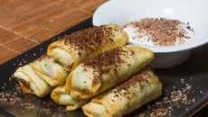 Nems banane chocolat