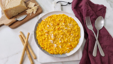 Le véritable risotto milanais du chef Diego Accettulli