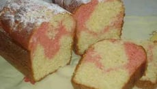 Marbré à la noix de coco et à la rose