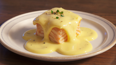 Pavé de truite sauce blanche