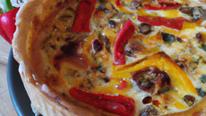 Quiche aux poivrons facile