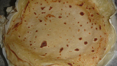 Crêpes avec bière et sarrasin