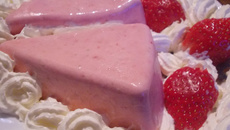 Glace maison à la fraise