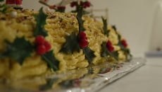 Bûche vanille et krisch