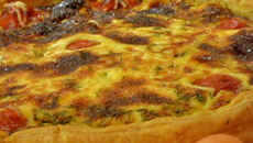 Quiche de saumon au St Môret