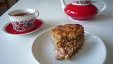 Tarte double à la rhubarbe