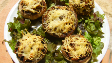 Champignons farcis maison