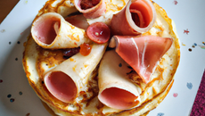 Blinis au jambon