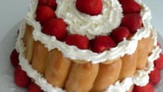 Charlotte aux fraises et mascarpone