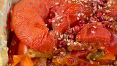 Tarte poivrons et tomates