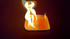 Crème brûlée flambée au limoncello