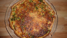 Tarte épinard et duo de saumon