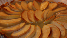 Tarte aux pommes légère