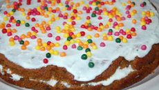 Gâteau aux noix et mascarpone