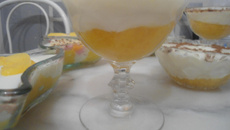 Mahalbia aux pêches (crème)