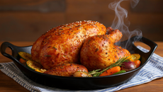 Poularde farcie pour les fêtes