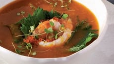 Bisque de homard aux langoustines