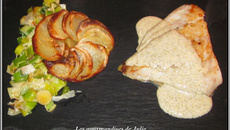 Filet de daurade, sauce vanille