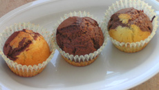 Muffins bicolores
