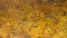 Riz aux fruits de mer maison