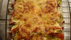 Gratin tomates-courgettes
