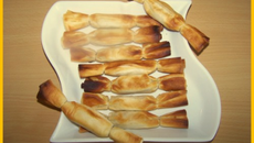 Bonbons croustillants au foie gras et abricots secs