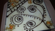 Bavarois citron pêche