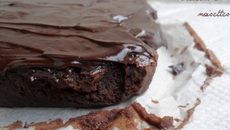 Fondant au chocolat, aux noisettes & son glaçage